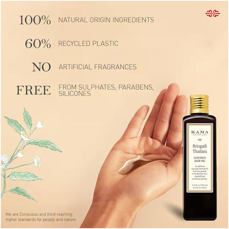 Kama Ayurveda Bringadi Intensive Hair Treatment Oil