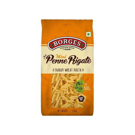 BORGES Mini Penne Rigate Durum Wheat Pasta