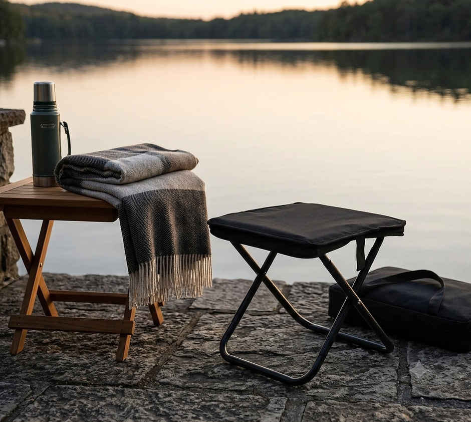 Perpetual Mini Folding Camping Stool Multicolor