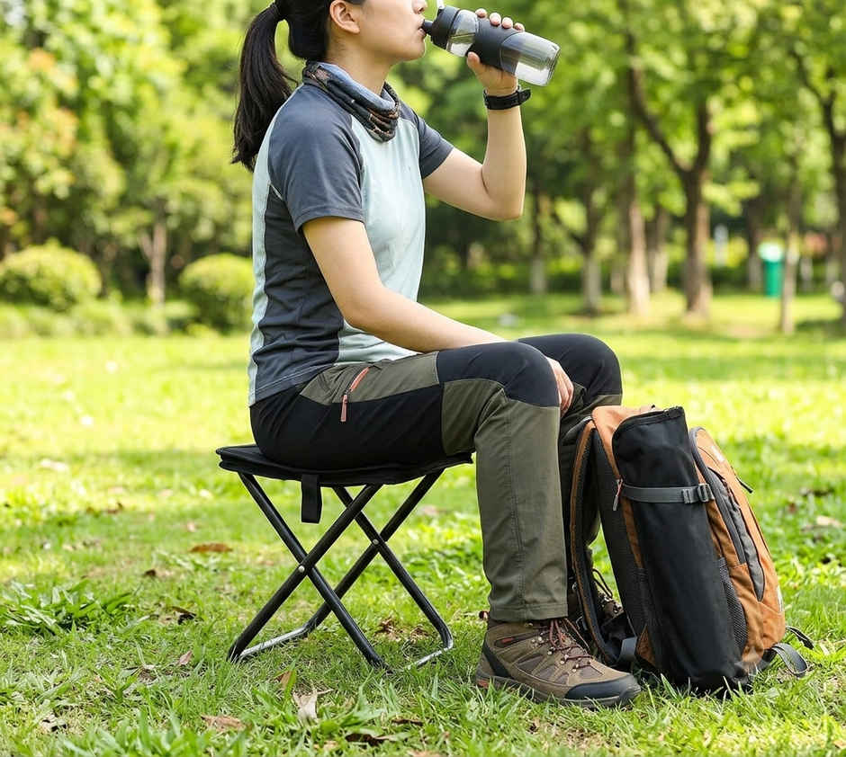 Perpetual Mini Folding Camping Stool Multicolor