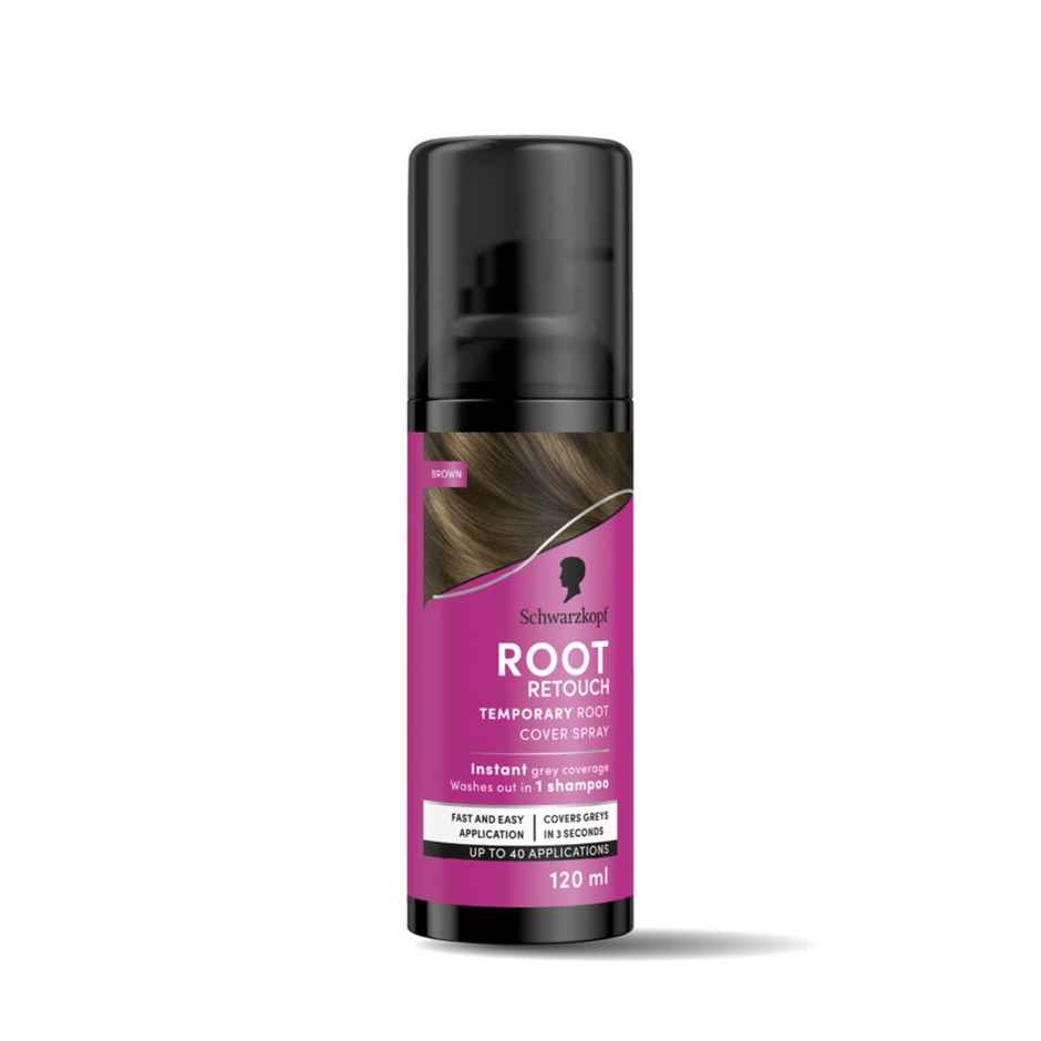 Schwarzkopf Root Retouch Temporary Root Cover Spray Hair Colour - Brown