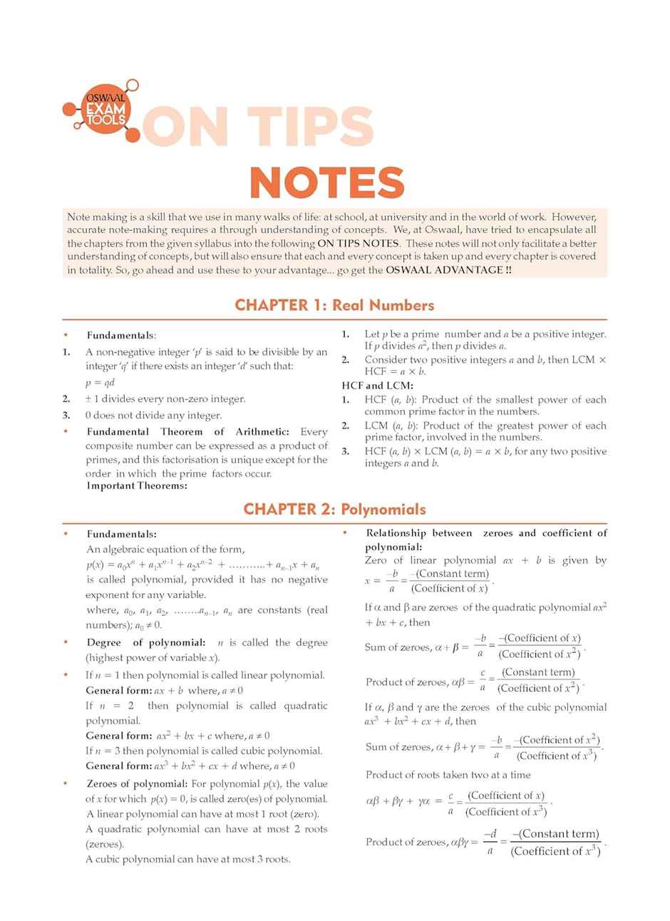 Oswaal CBSE Sample Question Papers Class 10 Maths Standard Book (For 2025 Exam)