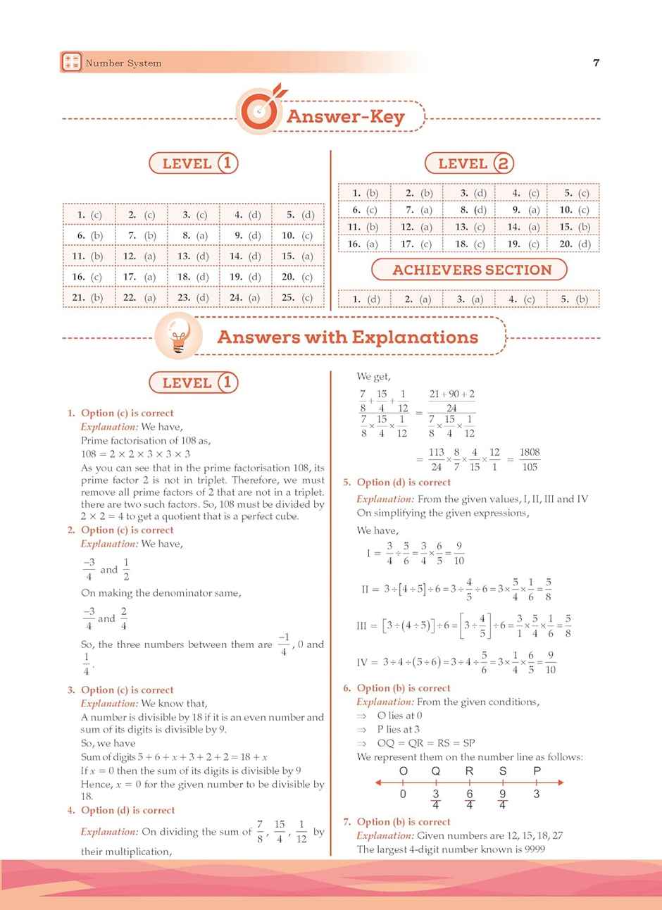 Oswaal One For All Olympiads Previous Year Solved Papers Class 8 Mathematics For 2025 Exam