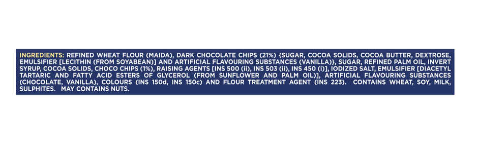 Sunfeast Dark Fantasy Choco Chip, Biscuit Made With Deliciously Rich Chocolate