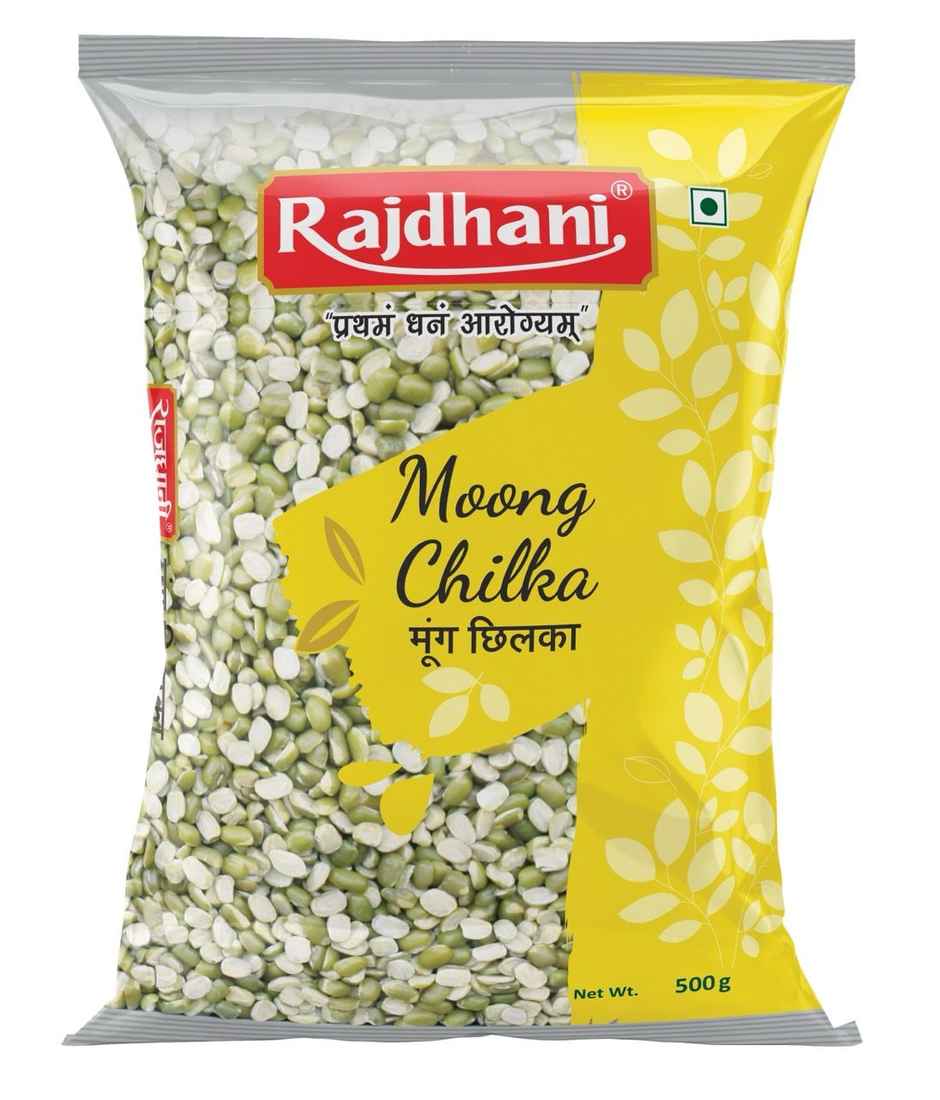 Rajdhani Moong Chilka Dal(500gms) & Rajdhani Moong Dhuli(500gms) Combo