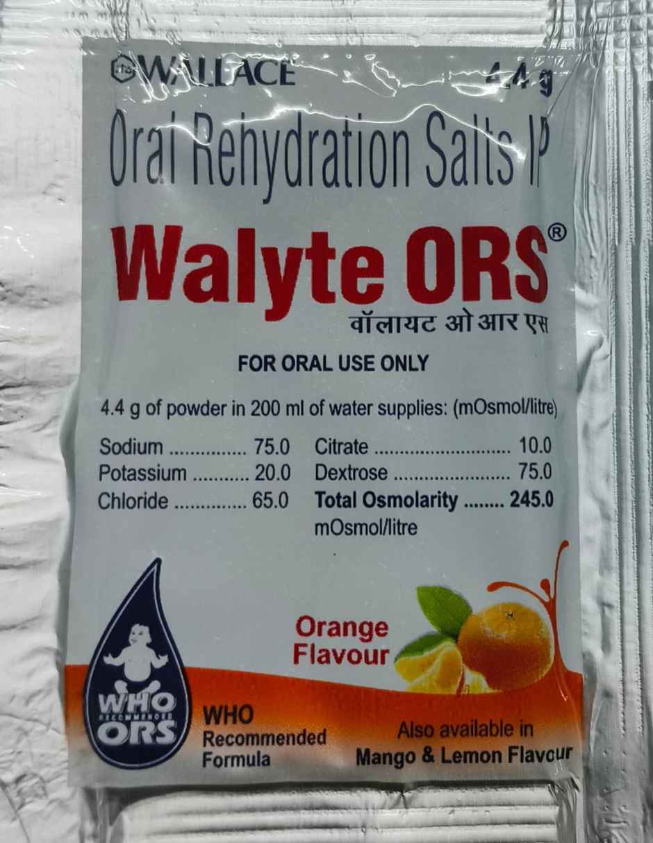 Walyte Ors Orange Flavour Sachet