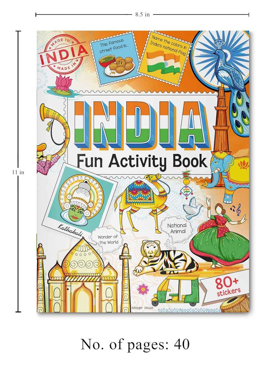 India - Fun Activity Book for Children