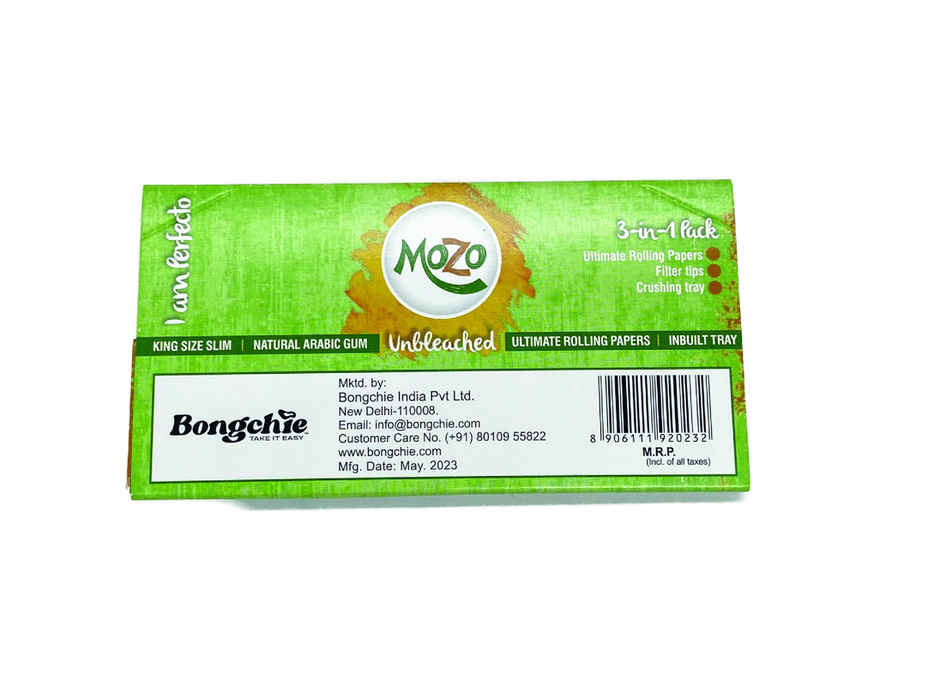 Bongchie Mozo With Filter Natural 32 Leaves & 32 Filters