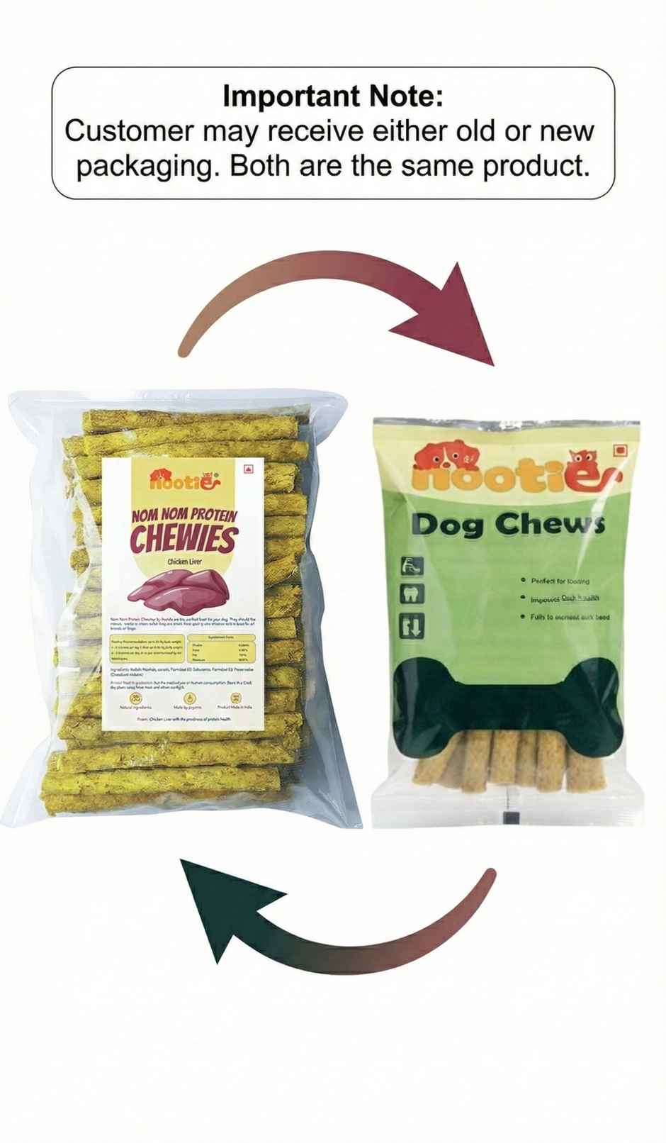 Nootie Chicken Chew Stick Dog Treat | High Protein Natural Chews