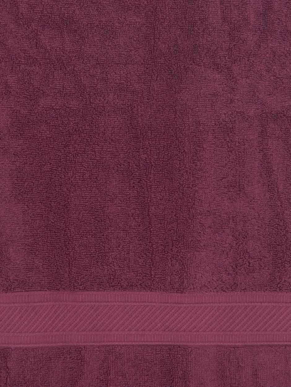 Jockey T101 Cotton Terry Ultrasoft and Durable Solid Bath Towel - Burgundy