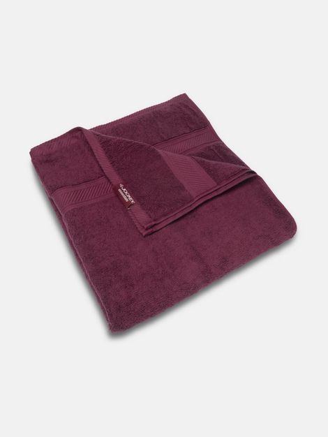Jockey T101 Cotton Terry Ultrasoft and Durable Solid Bath Towel - Burgundy