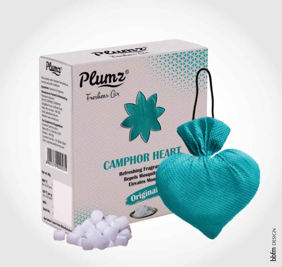 Plumz ZepPure Original Camphor Heart Room Freshener