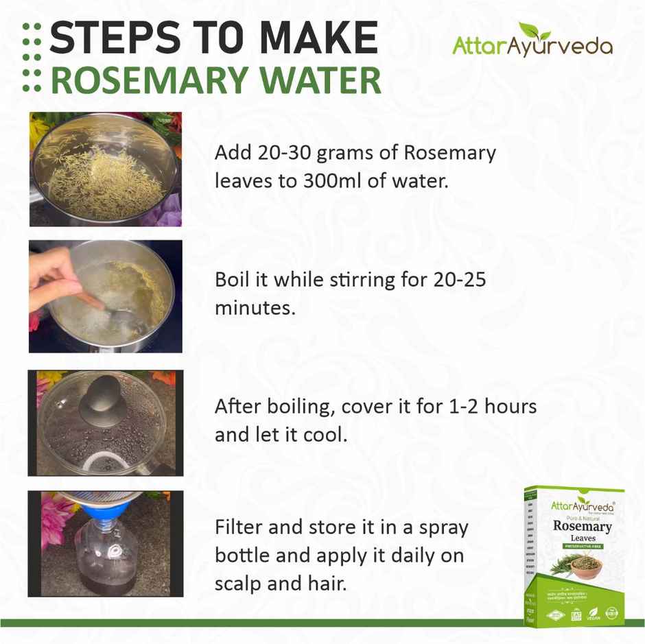 Attar Ayurveda Rosemary Leaves Dried