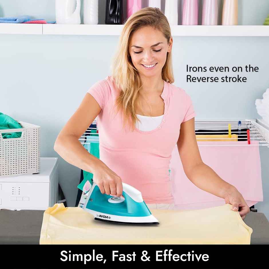 Nova Plus Amaze Ni 45 1200 W Dry Iron (Turquoise & White)