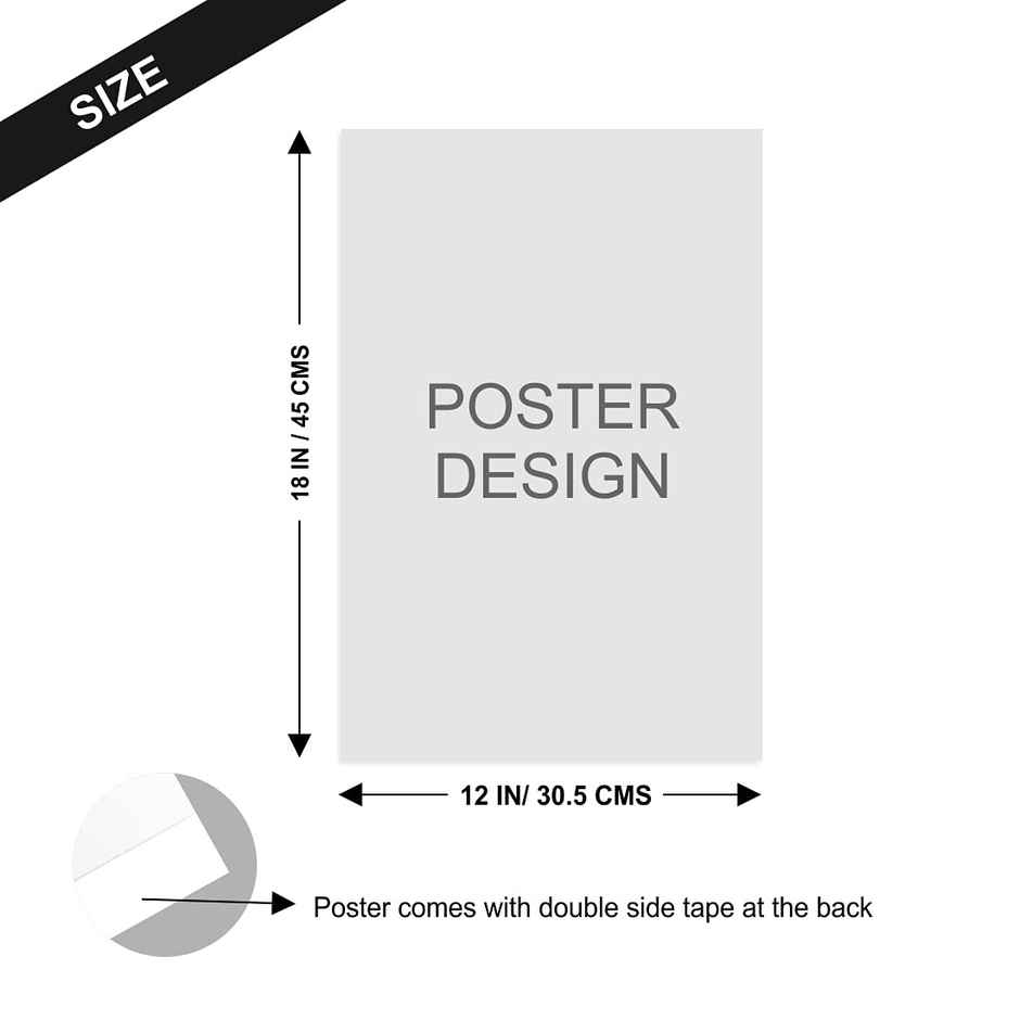 Paper Plane Design Cute Baby Posters | (12 Inch x 18 Inch) D7