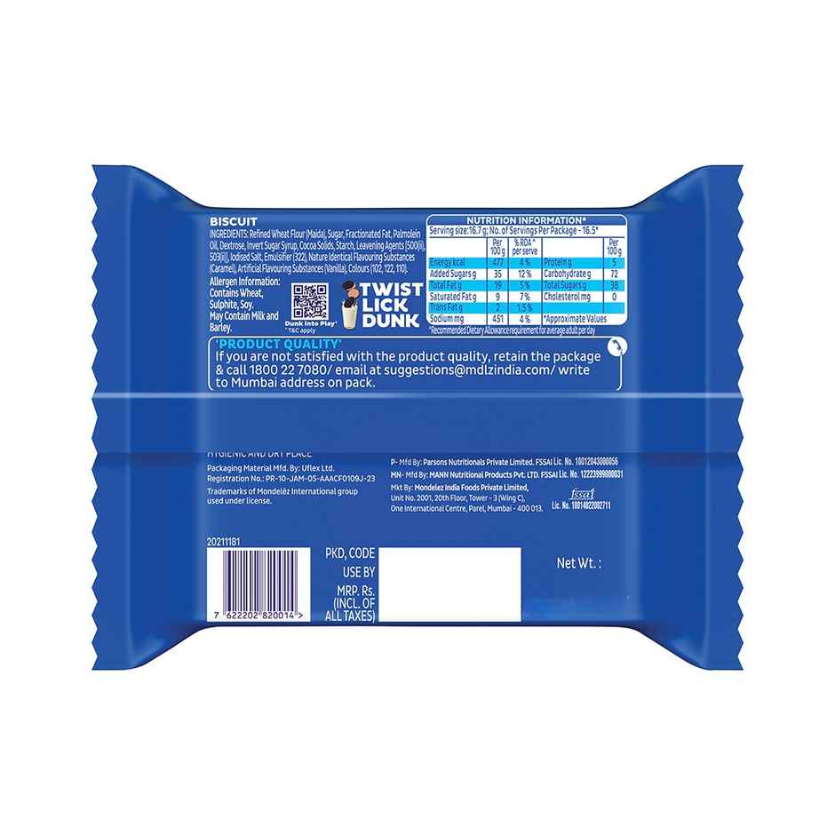 Oreo Toffee Crunch Flavour Creme Sandwich Biscuit Combo 