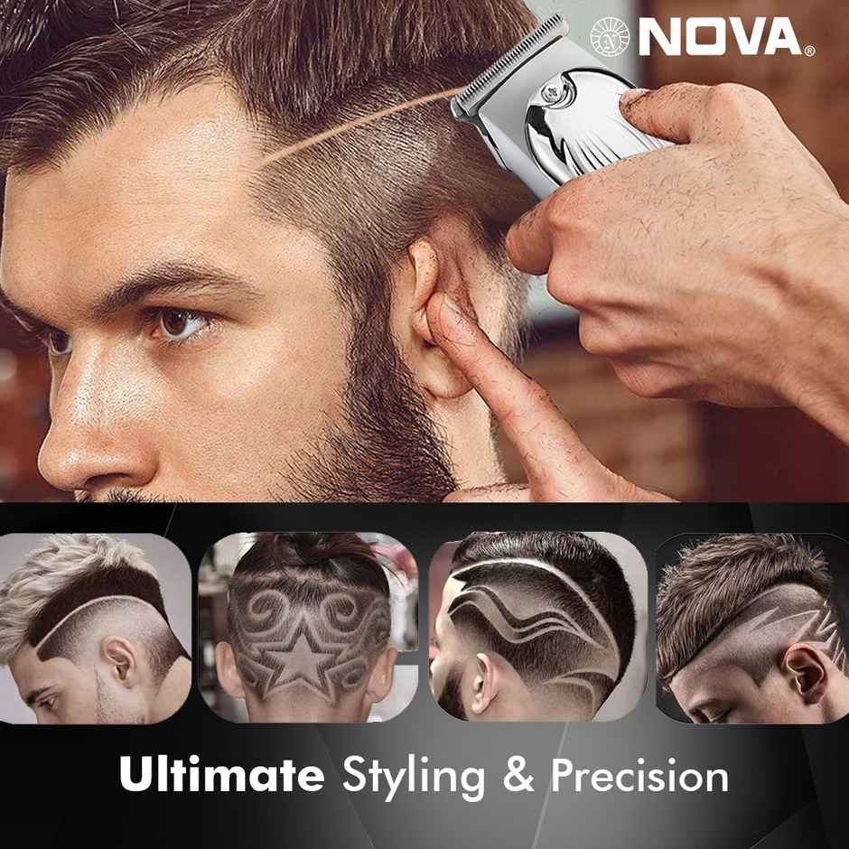 Nova Nht 1101 Trimmer 120 Min Runtime 4 Length Settings (Silver)