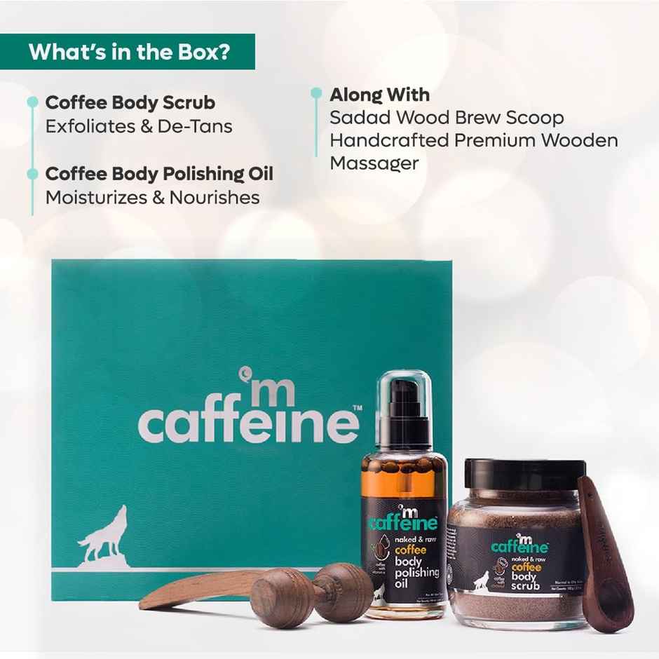 mCaffeine Coffee De-Stress Gift Set for Skin Care | Premium Skincare