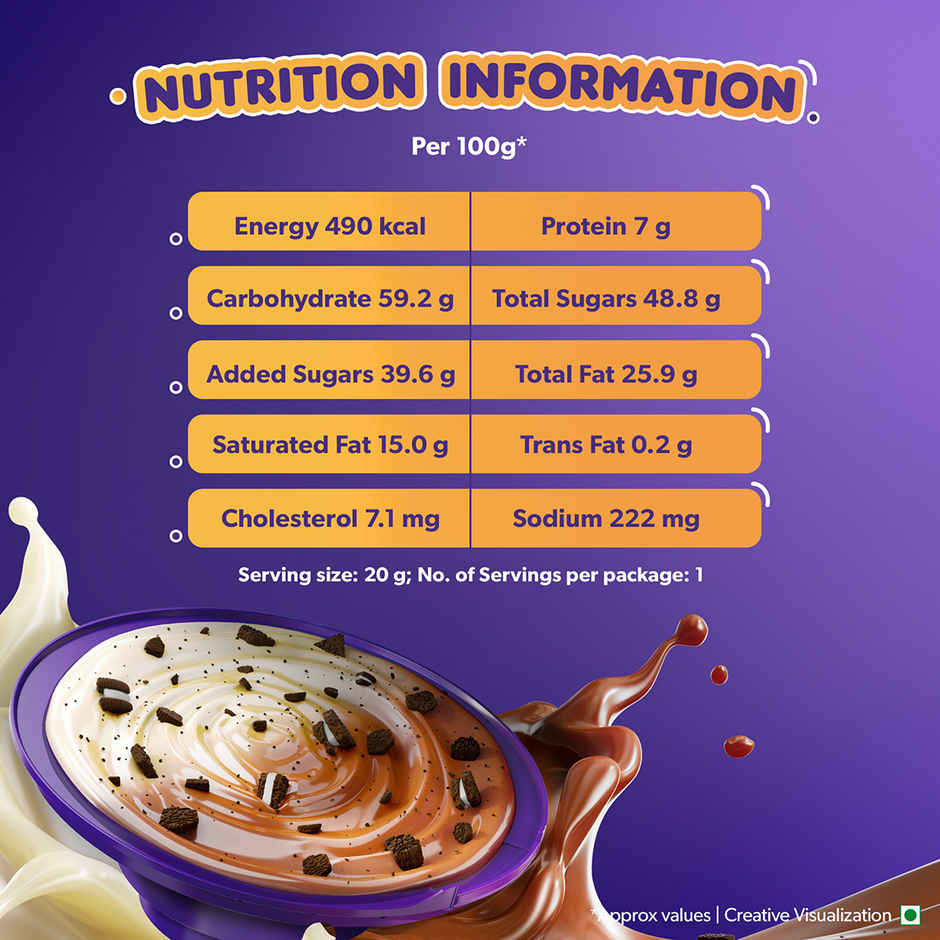 Cadbury Dairy Milk Lickables Shaped Chocolates with Oreo Chunks
