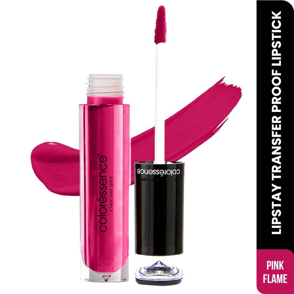 Coloressence Liquid Transfer Proof Lipstick | Pink Flame | Matte Finish | Smudgeproof |Long Lasting