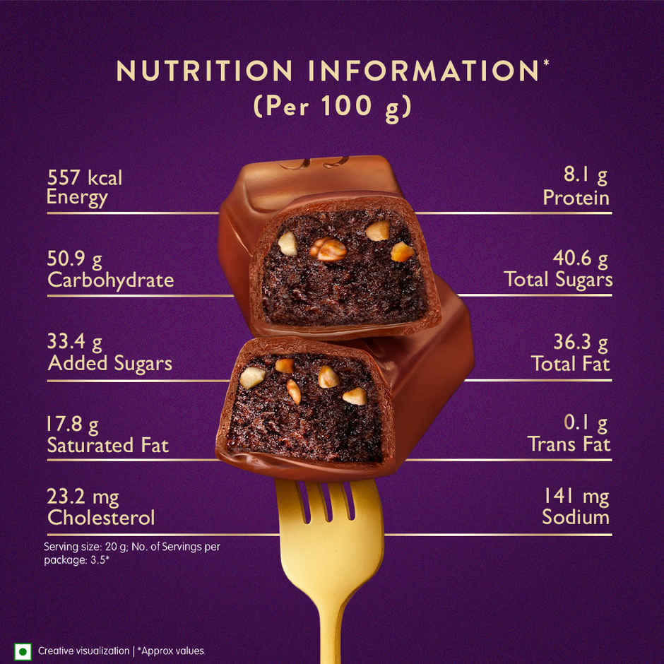 Cadbury Dairy Milk Silk Desserts Brownie Chocolate Bar
