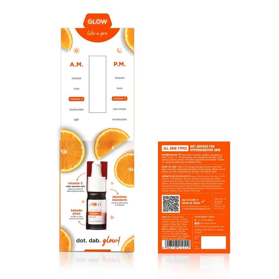 Plum 15% Vitamin C Face Serum With Mandarin Mini