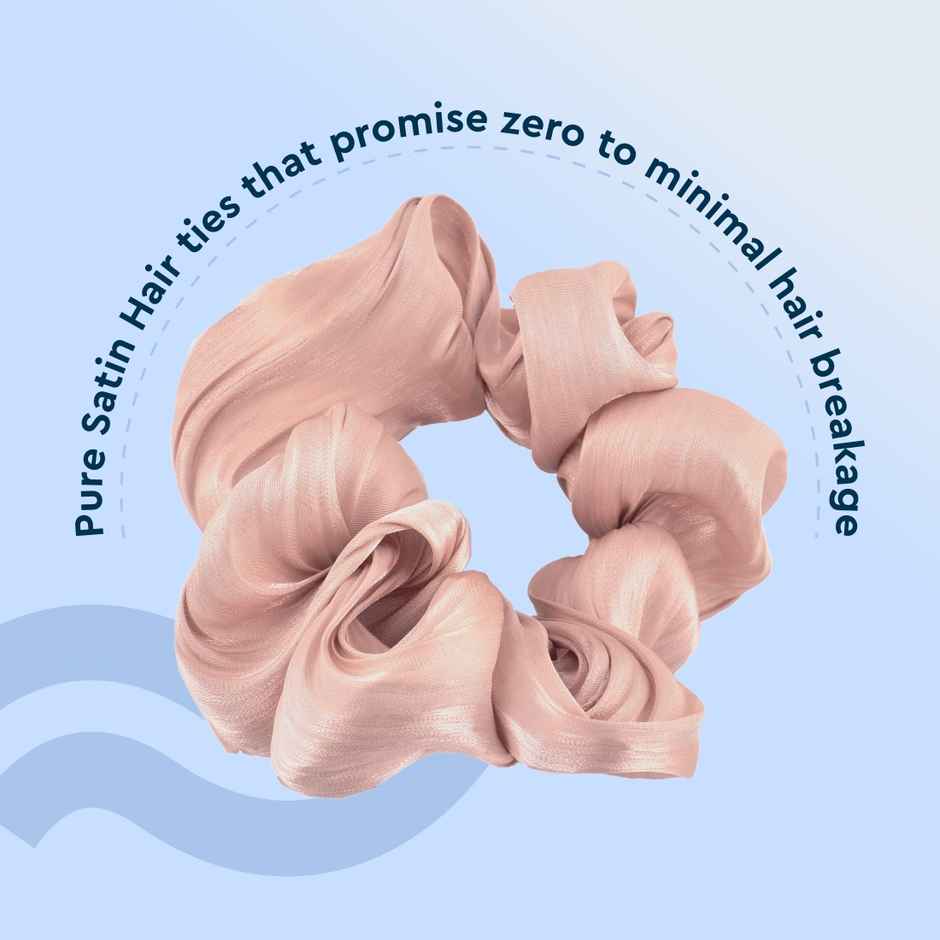 Gubb Satin Scrunchie Rose Gold