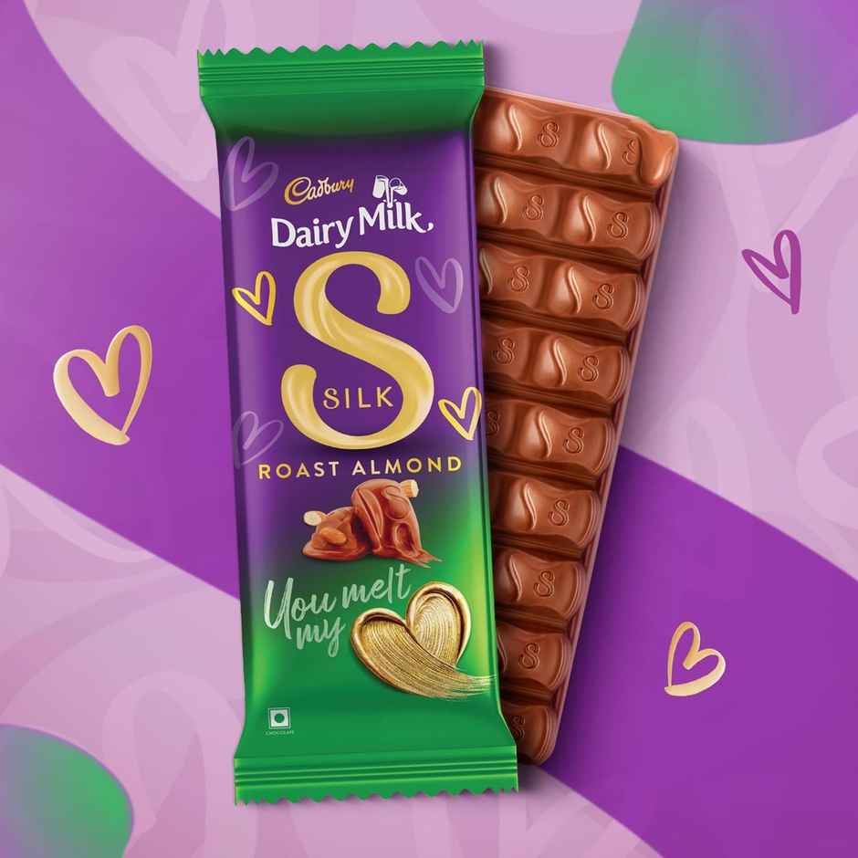 Cadbury Dairy Milk Silk Roast Almond Chocolate Bar
