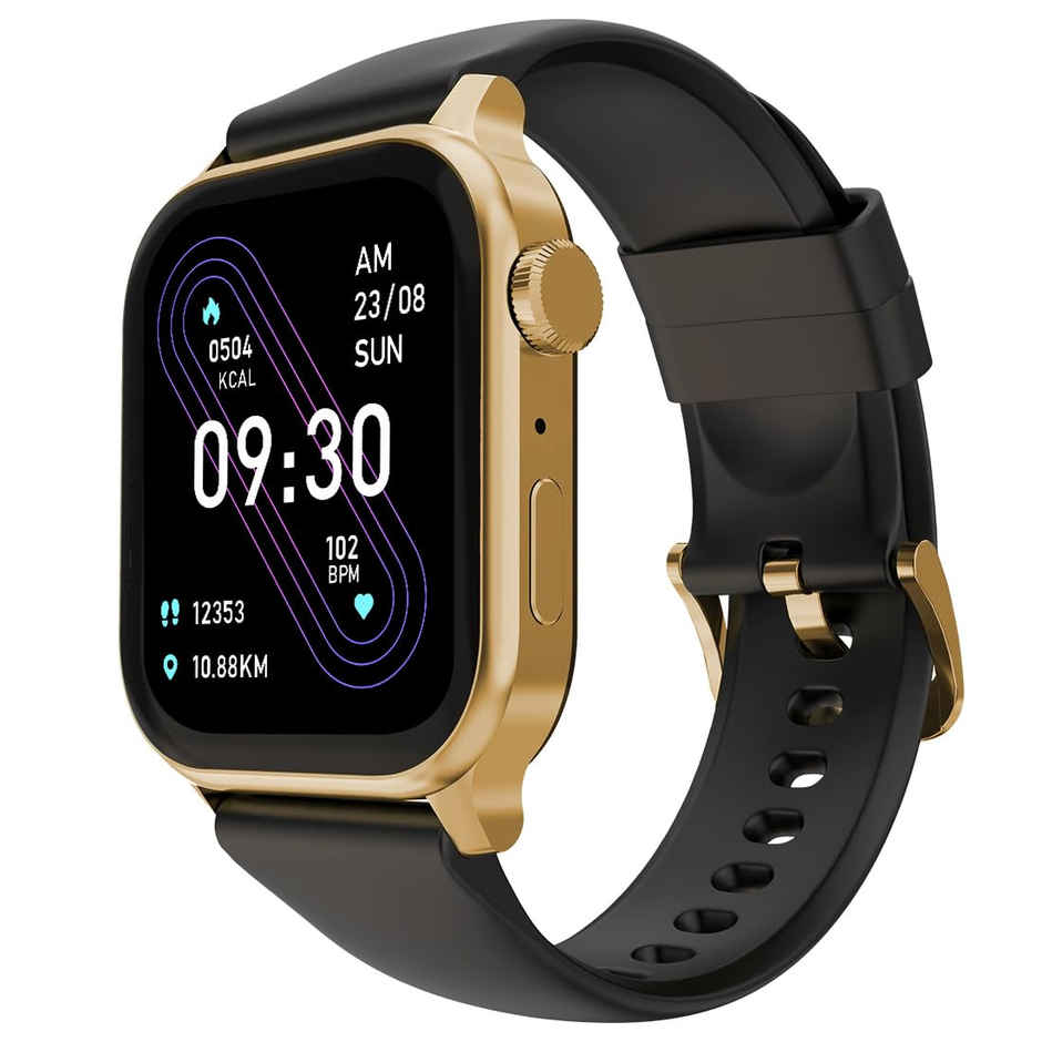 Fire-Boltt Rise | 1.85" Display | BT Calling - Gold Black