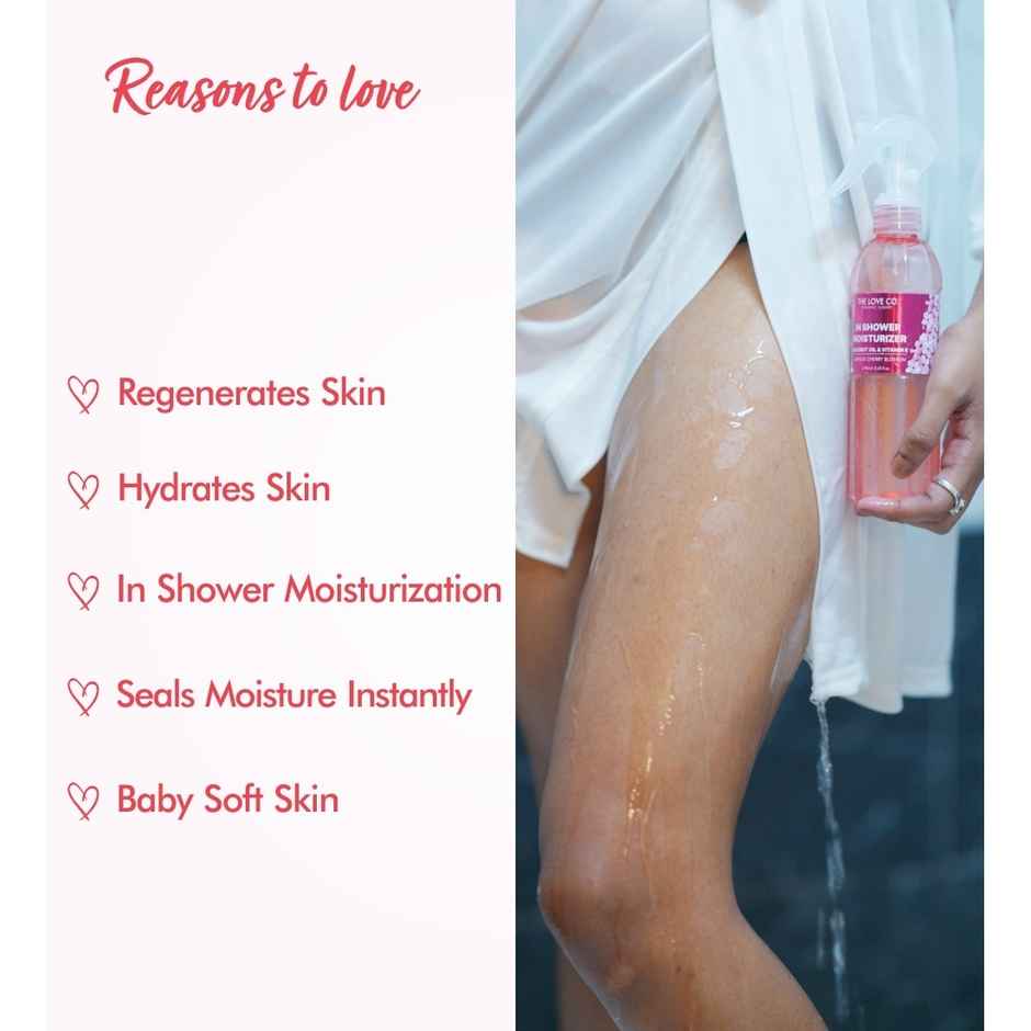 The Love Co Japanese Cherry Blossom In-Shower Moisturizer
