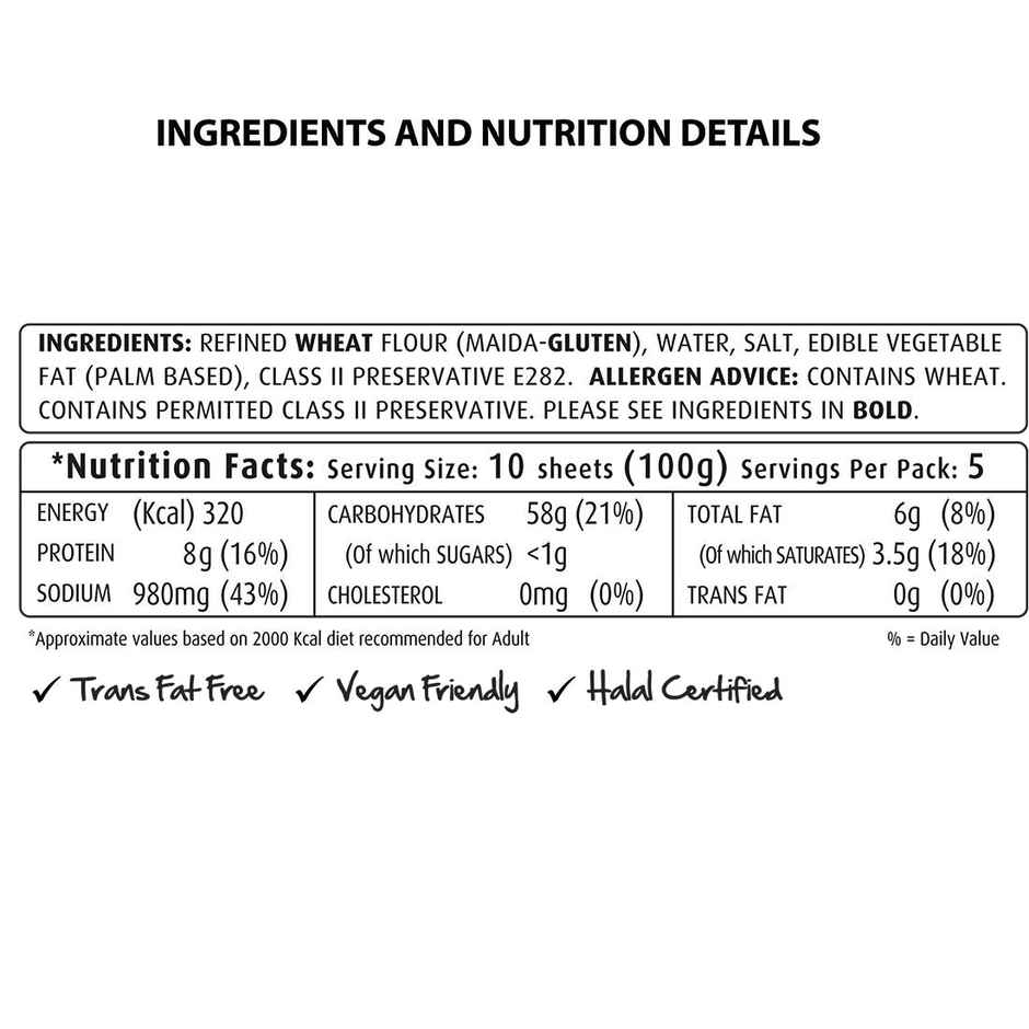 Switz Samosa Dough Sheets
