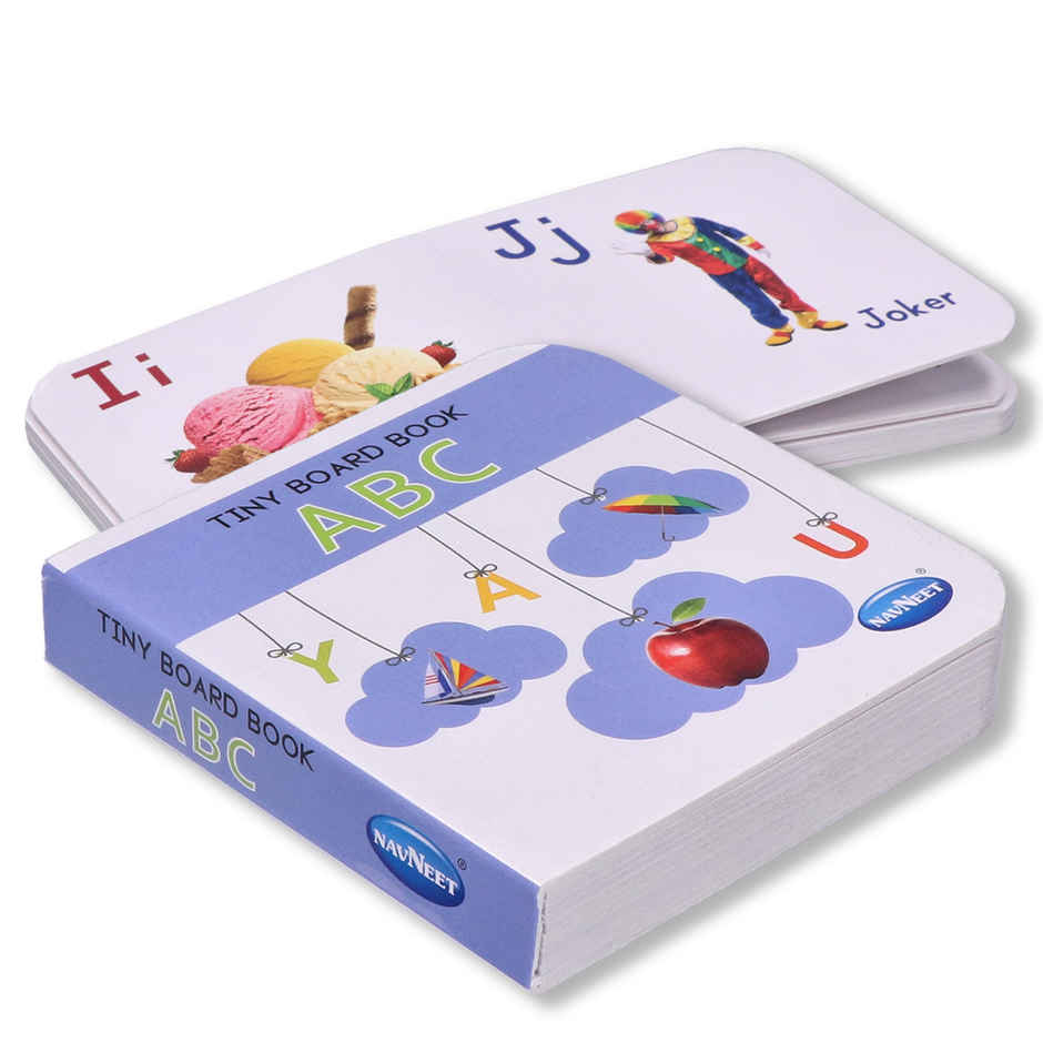 Navneet Tiny Board Book- ABC Board Book for Little Ones | Age 1-4 Years