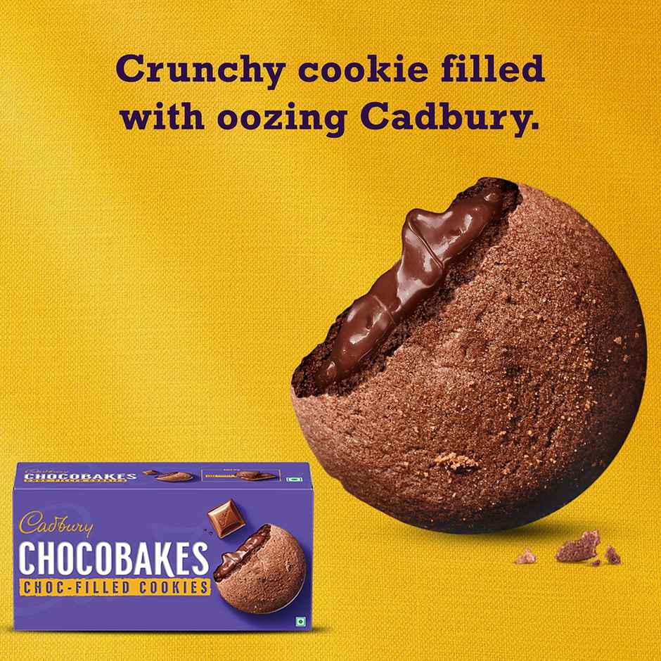 Cadbury Choco Bakes Choc Filled Cookies | Soft & Indulgent