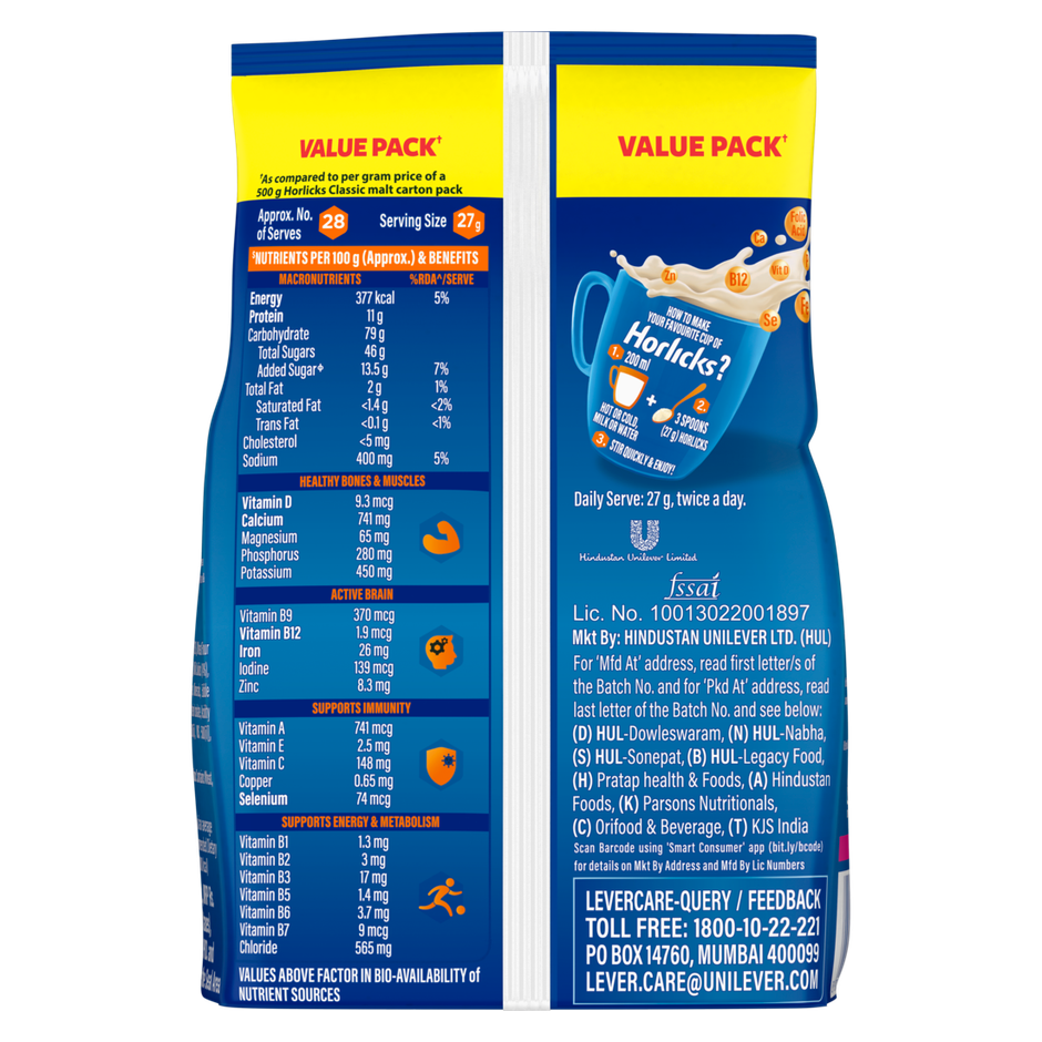 Horlicks Assorted Malt Based Food Drink Mix | For 5+ years Kids