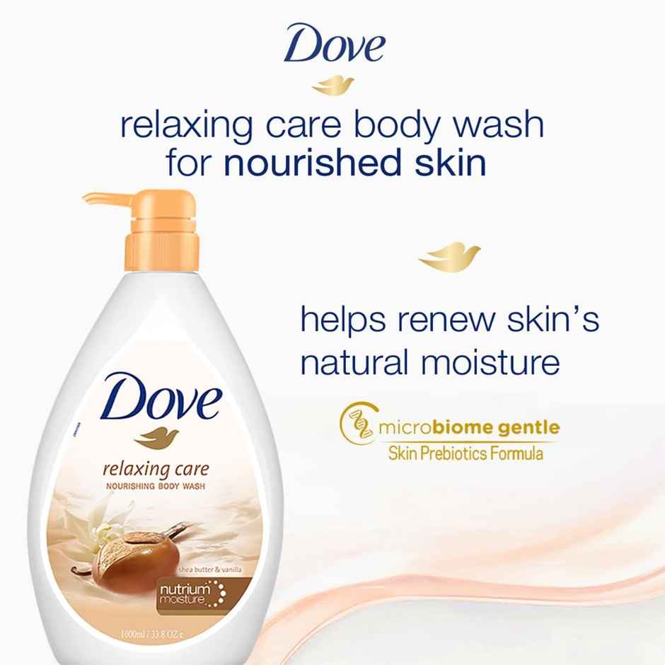 Dove Relaxing Care Nourishing Body Wash | Shea Butter & Vanilla | For Soft Skin