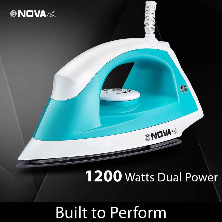 Nova Plus Amaze Ni 45 1200 W Dry Iron (Turquoise & White)