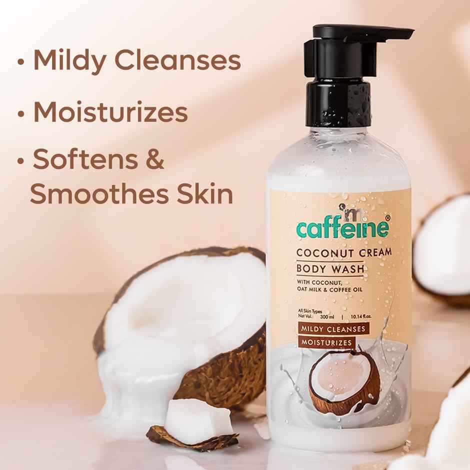 mCaffeine Coconut Cream Body Wash