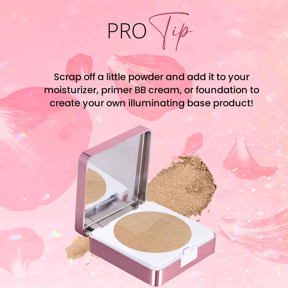 Coloressence Roseate Metallic HighlighterPressed Face Illuminator Powder | Golden Ash