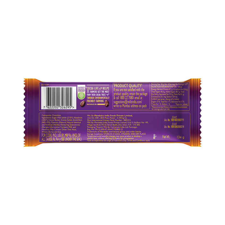 Cadbury Dairy Milk Silk Hazelnut Chocolate Bar