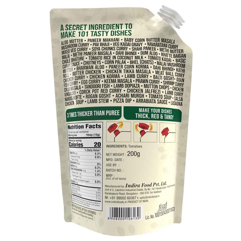 Indira's Natural Tomato Paste