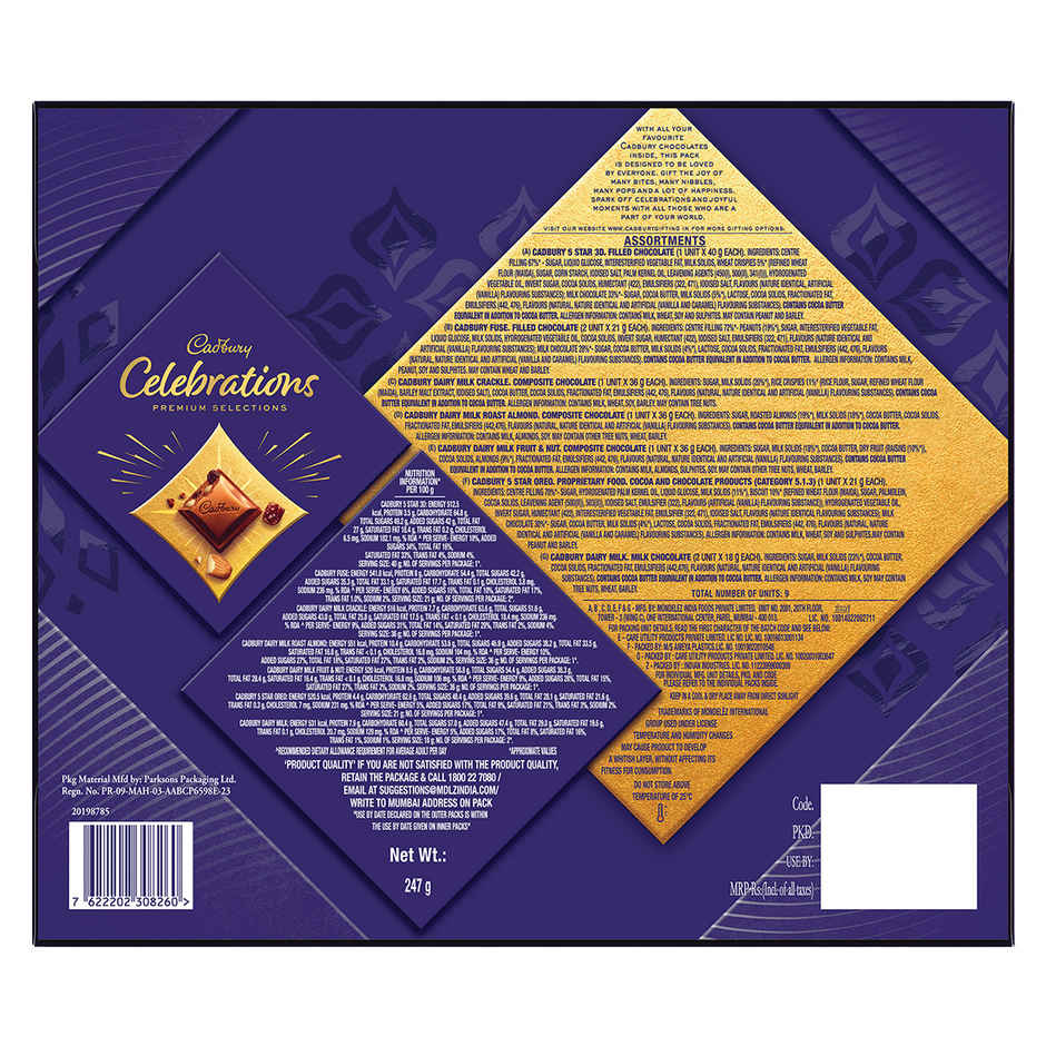 Cadbury Celebrations Premium Selections Assorted Chocolate