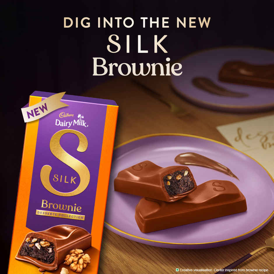 Cadbury Dairy Milk Silk Desserts Brownie Chocolate Bar