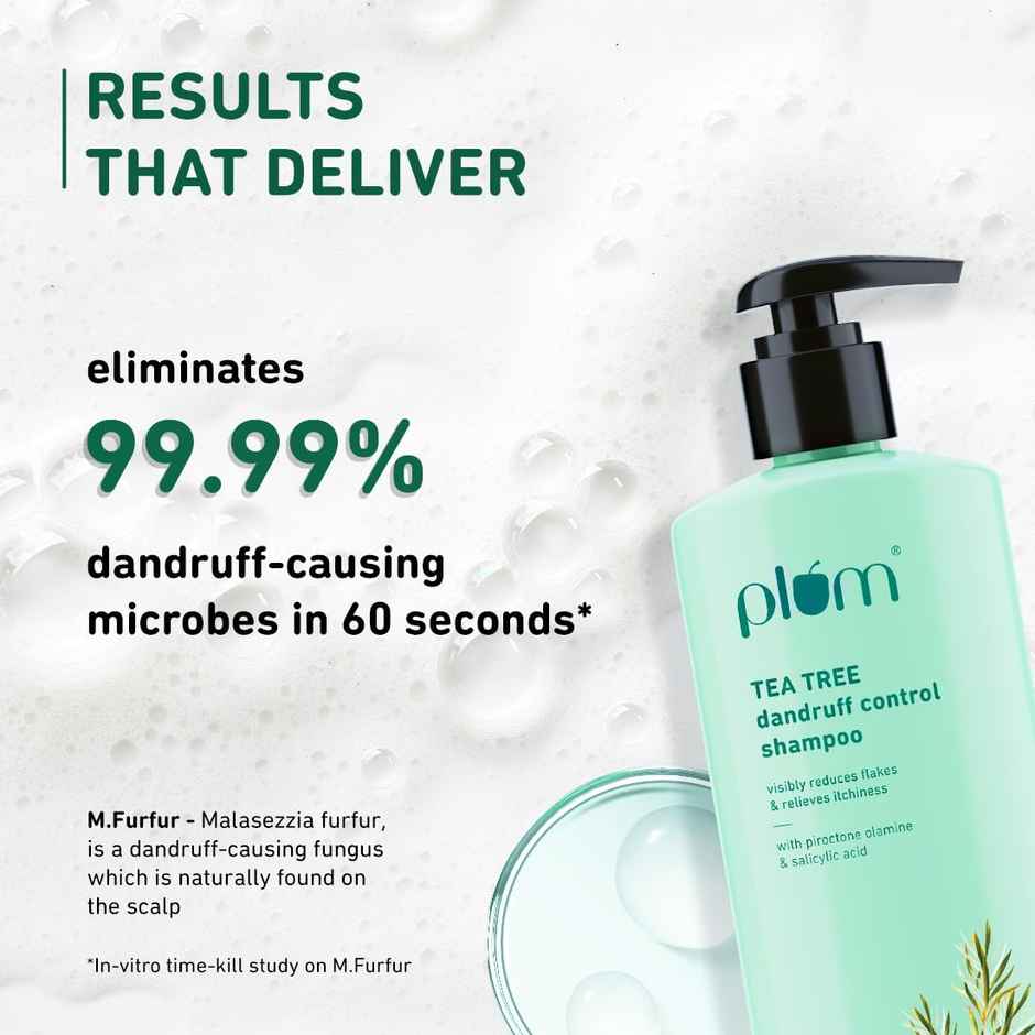 Plum Tea Tree Dandruff Control Shampoo