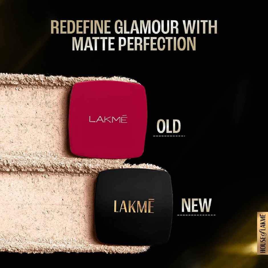 Lakme Forever Matte Compact | Smooth Finish | Lasts for 12 Hrs | Even Toned Look | Marble
