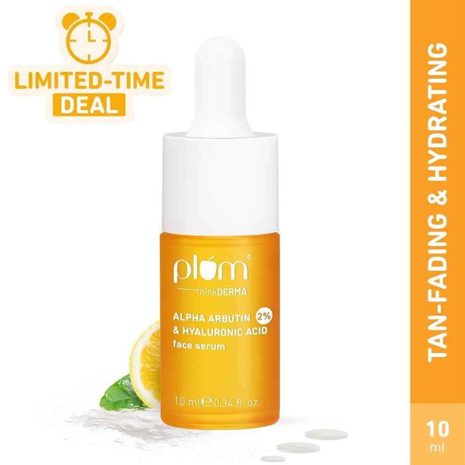 Plum 2% Alpha Arbutin & Hyaluronic Acid Face Serum