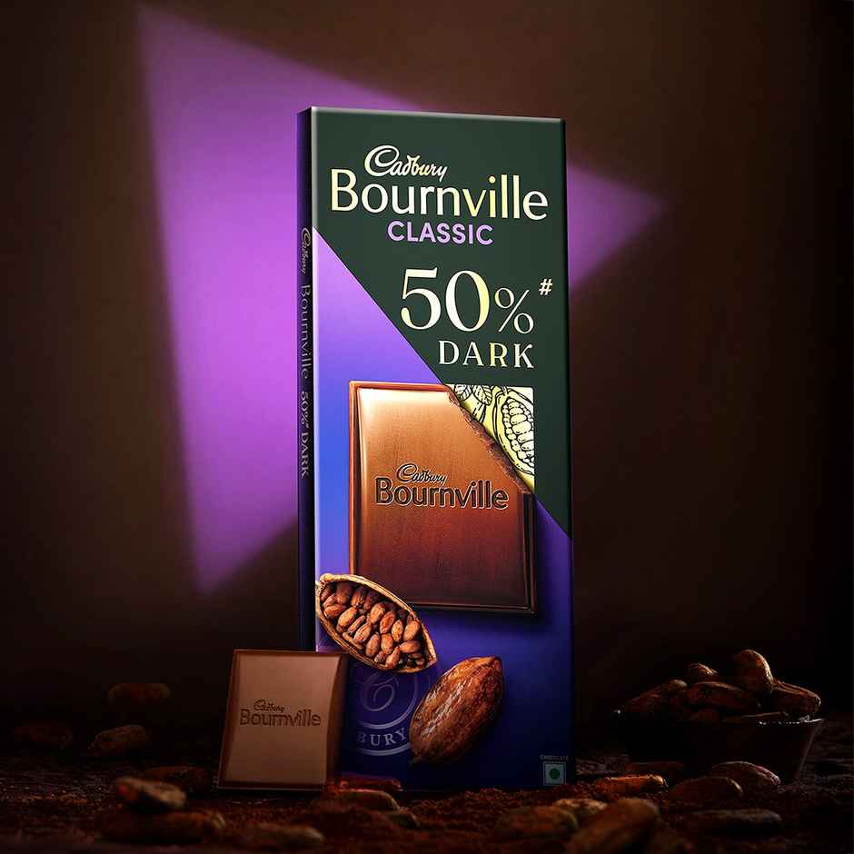 Cadbury Bournville Rich Cocoa 50% Dark Chocolate Bar Combo