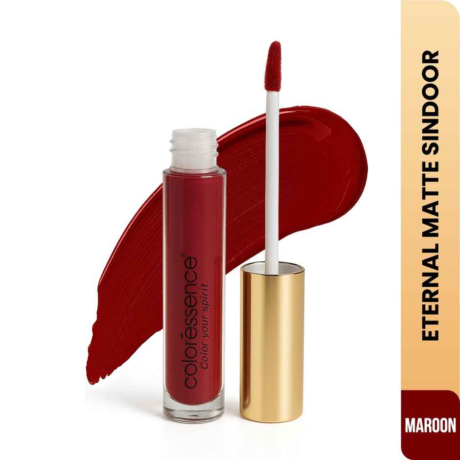 Coloressence Liquid Sindoor Maroon 3ml | Quick Dry | Long Lasting | Waterproof | Highly Pigmented