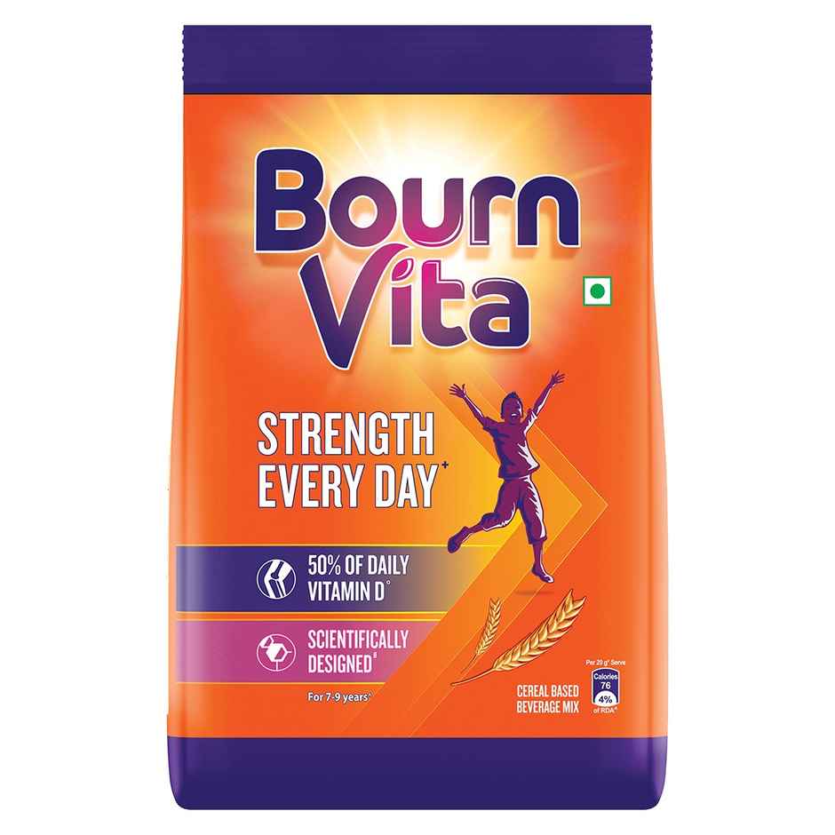 Bournvita Chocolate | Cereal Based Drink Mix Pouch