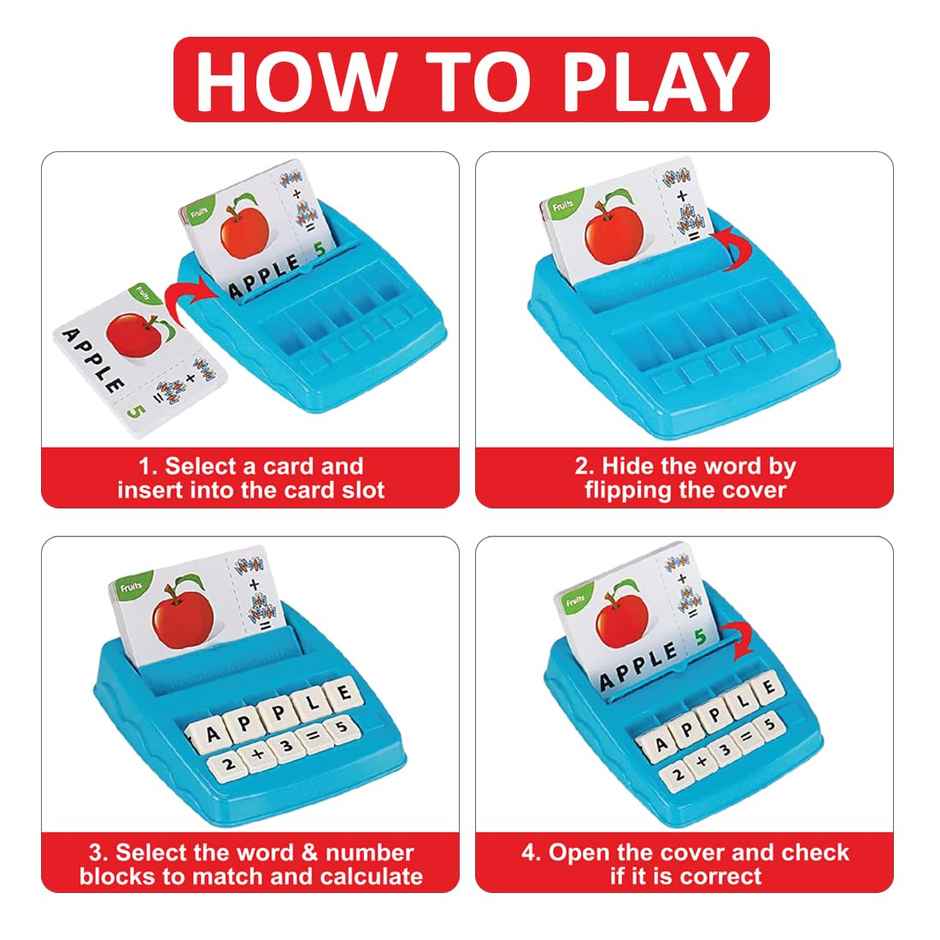 Wembley Educational Toys Spelling Brain Games For Kids Learning Birthday Gift For Boys Girls