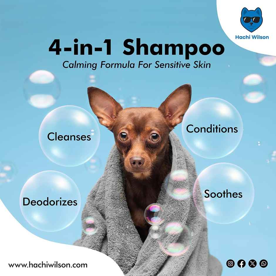Hachi Wilson Premium 4In1 Dog Shampoo And Conditioner